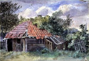 Paisaje, con Cobertizo de Thomas Collier